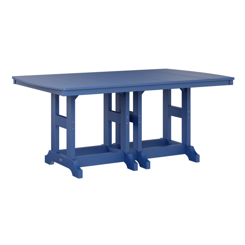Berlin Gardens Garden Classic Rectangular Table, Pacific Blue, 39.5" H x 72" W x 44" D