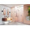Umbra 62 po x 78 po. Porte de douche à charnière murale entièrement sans cadre