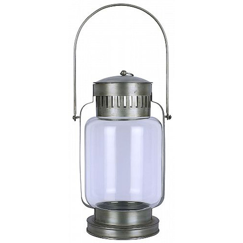 Tabletop Lantern, 14.5" H x 9" W x 7" D