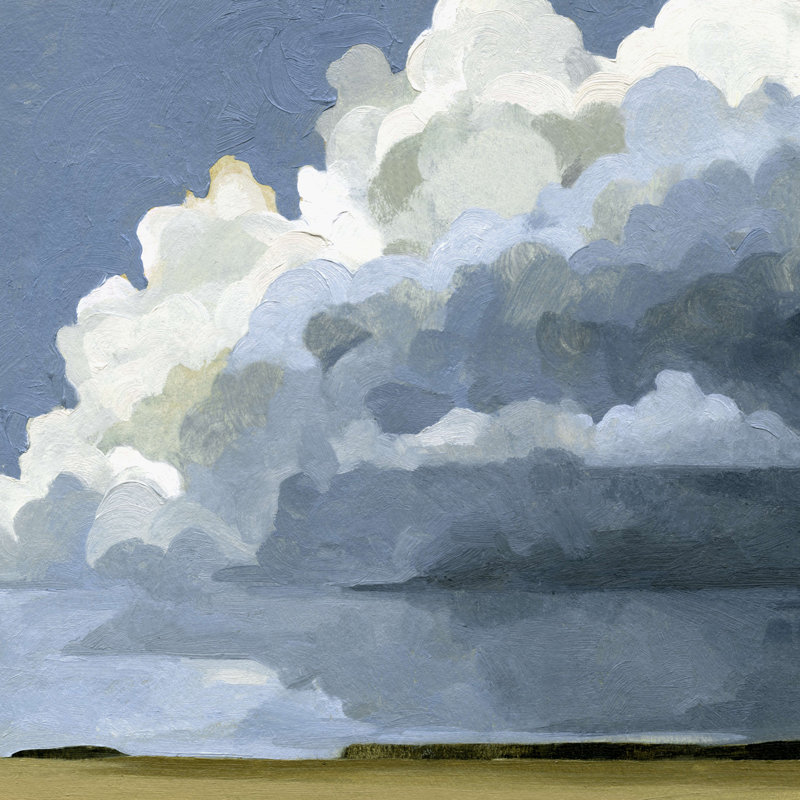 «Dense Cumulus I» par Emma Caroline - reproduction d'art sur toile tendue, H 30 po x l 30 po x P 1,25 po