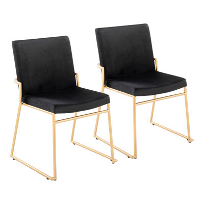 Gradin Faux Leather Side Chair