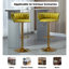 Tabouret de bar pivotant avec dossier Ginko-879315310-882844513