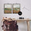 «Windblown Reeds Landscape», ensemble de 2 toiles flottantes encadrées par Nikita Jariwala-847204696-847204647