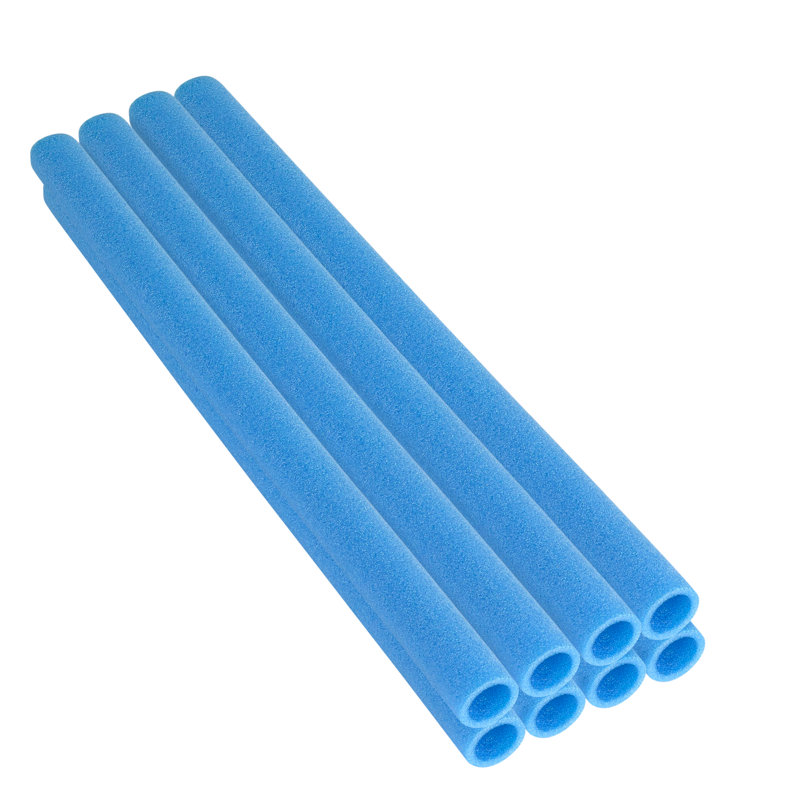 Machrus Upper Bounce Trampoline Foam Pole Sleeves - Trampoline Pole Insulation Padding Foam Tube, Set of 8, Blue