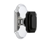 Grandeur Concealed Screw Mechanism Geometric Knob with Arch Rosette