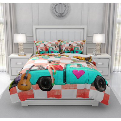 Ensemble de housse de couette pour filles