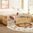 Montessori Wooden Floor Bed With Integral Construction And Super High Security Barrier For Children-1784458422