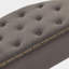 Banc de rangement à couvercle rabattable rembourré-128338593