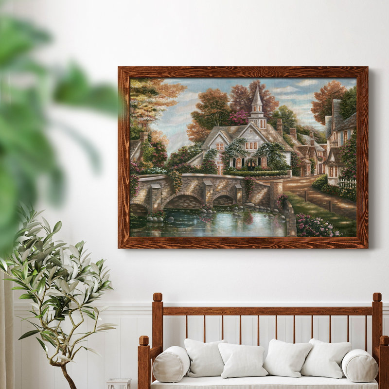 «Country Church», cadre photo, impression sur toile, H 31 po x l 44 po x P 0,75 po, Érable