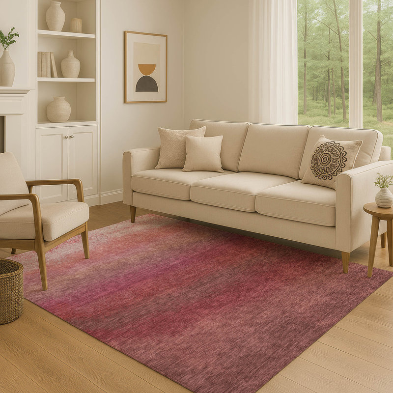 Tapis dégradé de qualité supérieure lavable à la machine Ariel, Rectangle 9 pi x 12 pi