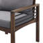 Chaise de patio avec coussins Piatto