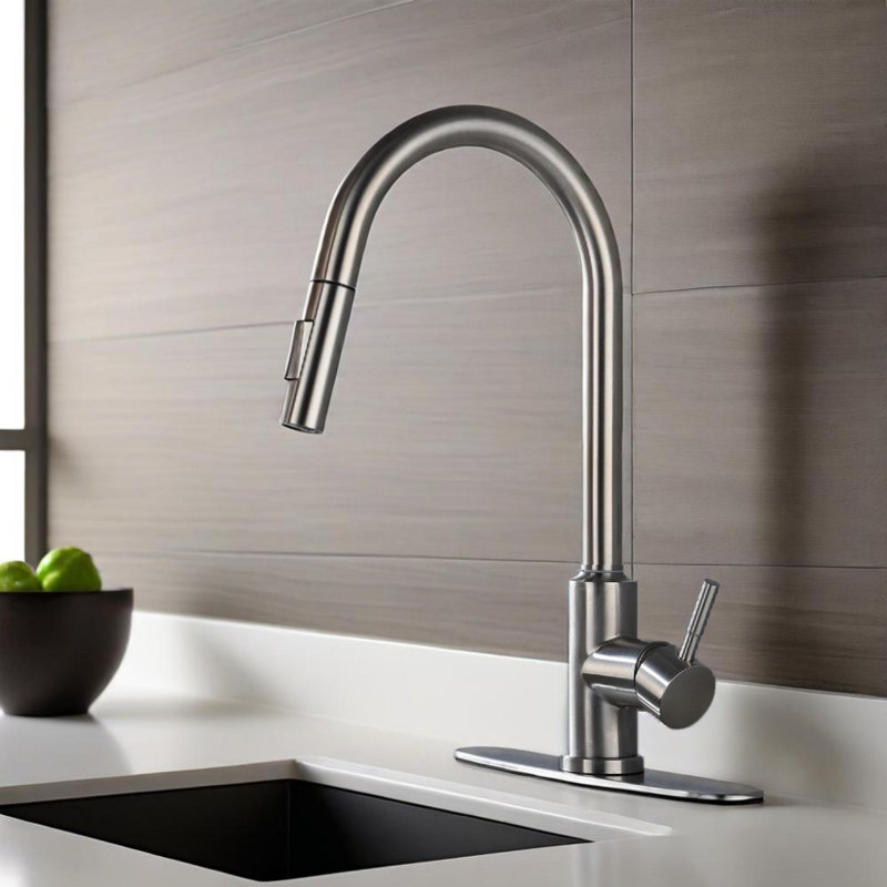 Touch Kitchen Faucet With Pull Down Sprayer
