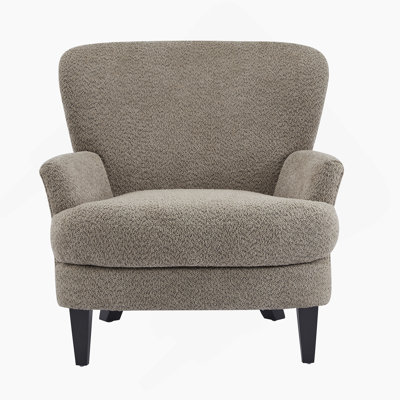 Fauteuil club rembourré Gerald Boucle