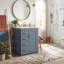 Meuble-lavabo 24 po avec lavabo en céramique intégré et armoire à trois tiroirs-1990870257