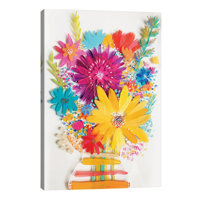Bouquet IV 1 Piece Wrapped Canvas Painting