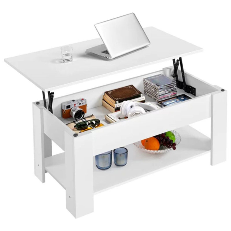 Table basse Ajeem, H 22 po x L 38,6 po x l 19,7 po, Espresso