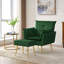 Fauteuil rembourré avec repose-pieds Vaishal-89242798