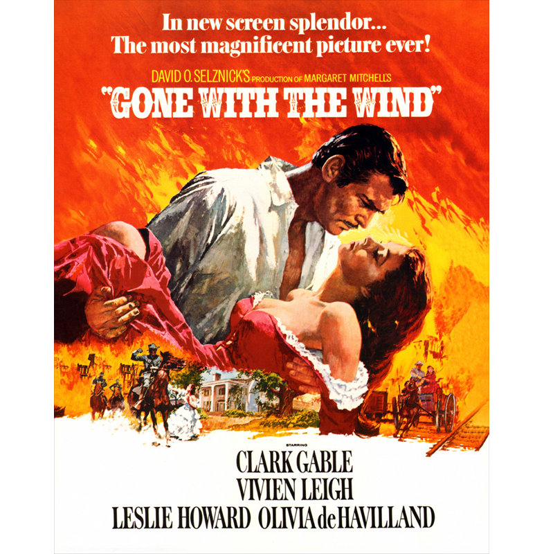 Gone With The Wind, 36" H x 28" W