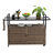 Outdoor Wicker Bar Cart(No Include Stool)