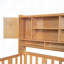 Lit plateforme simple avec bibliothèque, bureau et chaise-2102853422