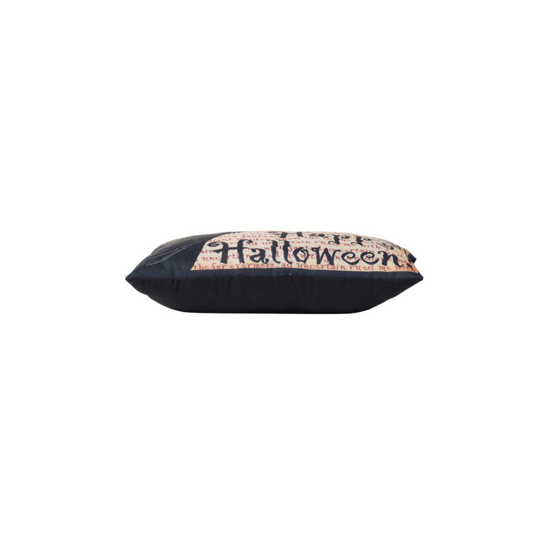 Coussin intérieur / extérieur FIREWorks - Fermeture cousue, Beige / noir , H 20 po x l 13 po, Forme rectangulaire