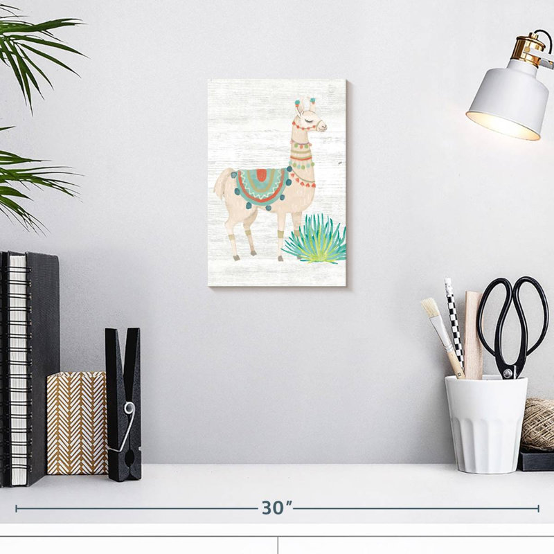Bramla Lovely Llamas - vert, H 12 po x l 8 po