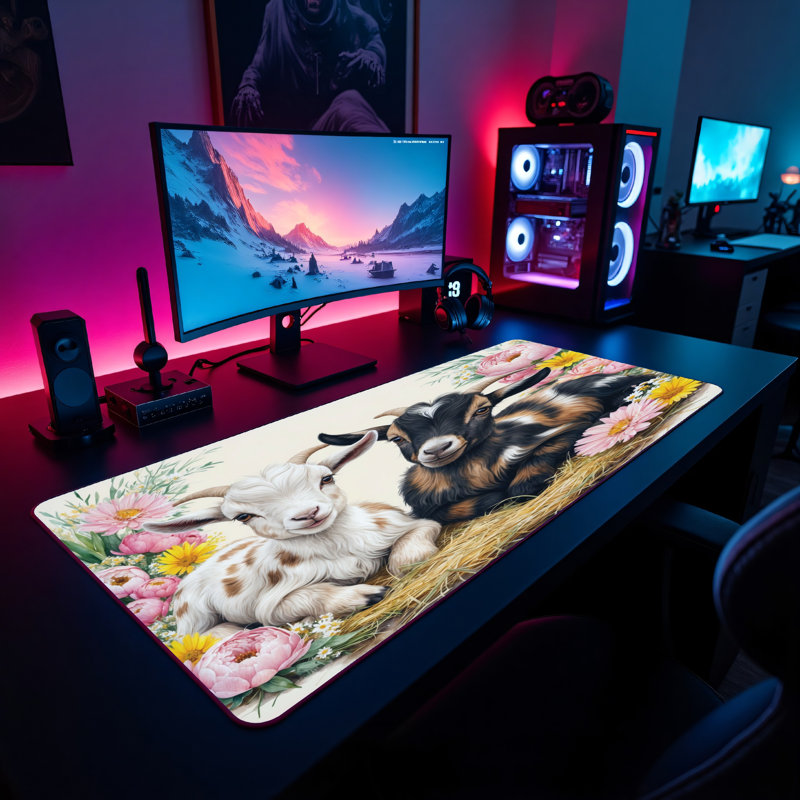 Polyester Desk Pad, 14.4x12.1