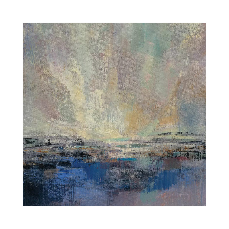 «Coastal View II» par Silvia Vassileva - reproduction, Toile tendue, H 48 po x l 48 po x P 1,5 po, Aucun mat