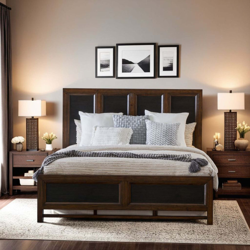 King Size Panel Bed