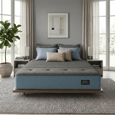 14" Queen Extra Firm Hybrid Mattress with Orthopedic Back Support and Motion Isolation