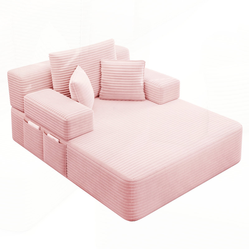 Très grand canapé-lit, canapé-lit convertible, canapé-lit multifonctionnel sans cadre pour appartement, cinéma maison, chambre d'amis