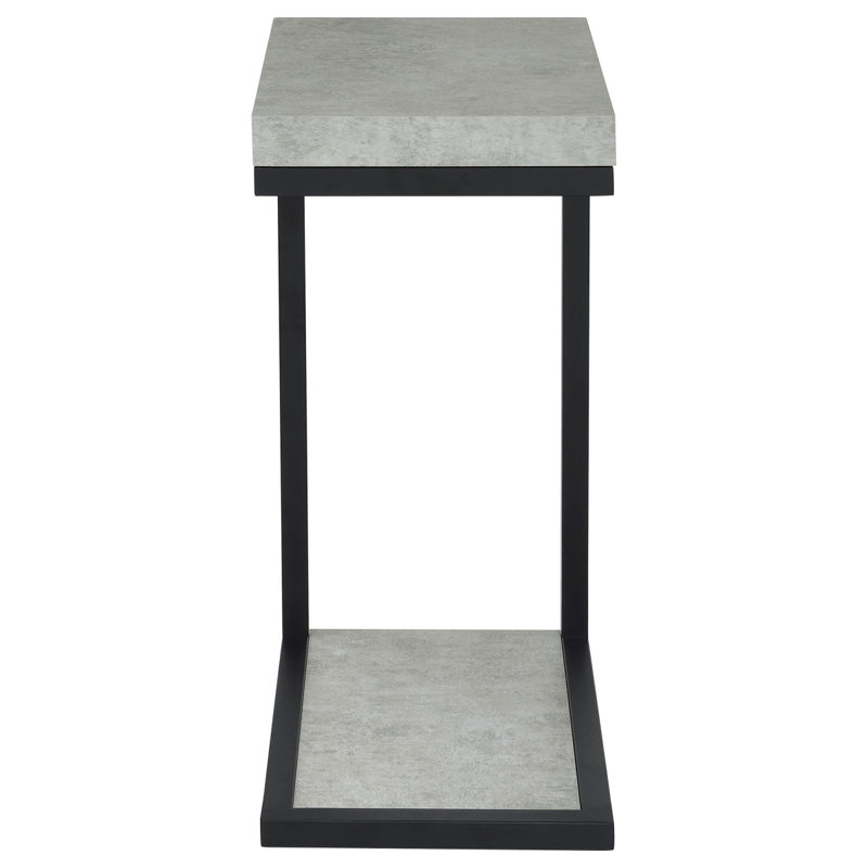 Table de collation en ciment et noire
