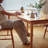 55.12"Rectangular Solid Oak Extendable Dining Table-48914262