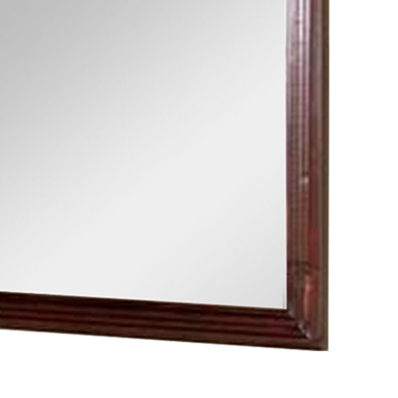 Leeanah Flat Wall Mirror with Drawers