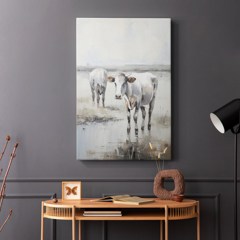 ANIMALS Series CCXCI - Toile tendue avec châssis Premium - Prêt à être accroché, H 12 po x l 8 po