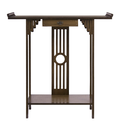 Finbar 81.5cm Solid Wood Console Table