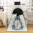 Boho Farmhouse Washable Area Rug - Large Neutral Floral Vintage Non-Slip Carpet for Living Room, Bedroom, Nursery, Playroom & Office, 2'x3', Blue-1237635637