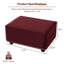Repose-pieds rembourré 31 po Annalease-1338839885