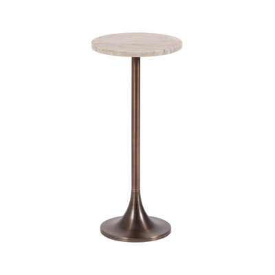 Round Marble Top Side Table
