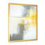 «Gray and Yellow Blue Abstract», reproduction d'art sur toile-51146031-51146035