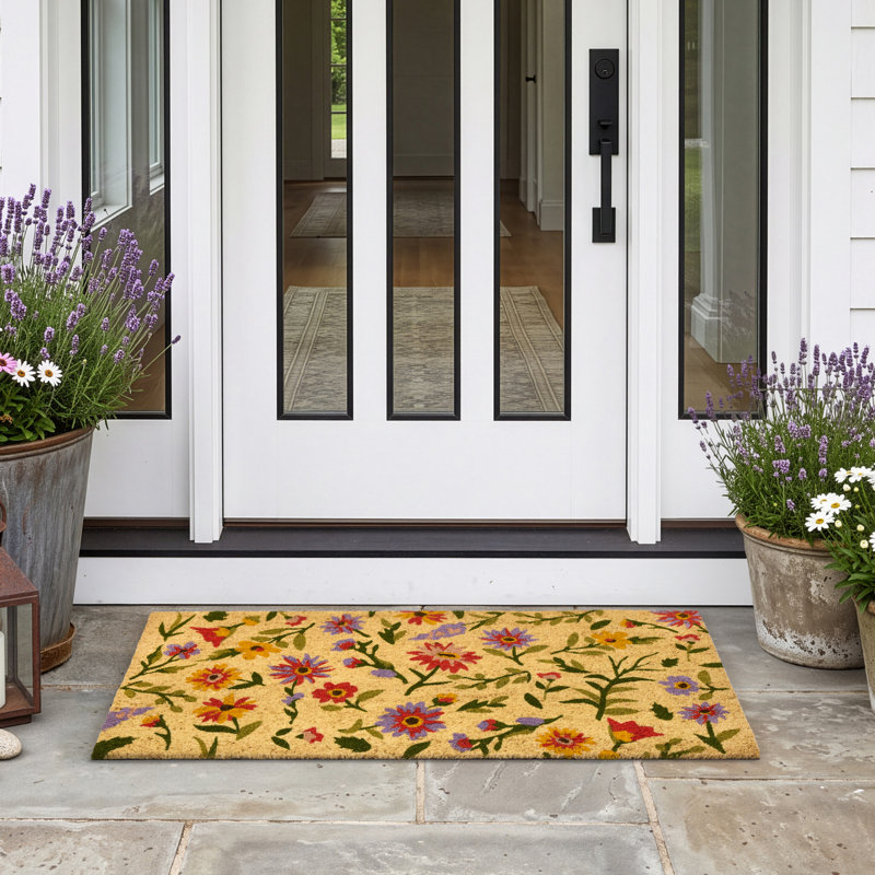 Tossed Wildflowers Doormat 20x40