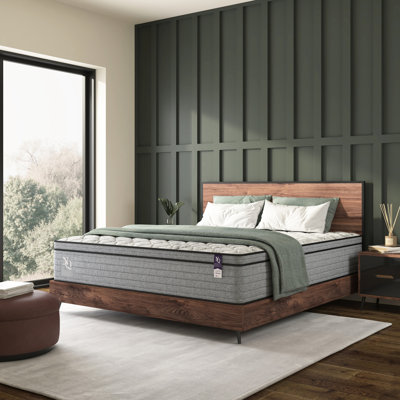12 - Inch King Sized Cooling Gel Memory Foam Mattress, Site, Compatible With Adjustable Bed Frame, Relief Productivity, Low Motion Quiver, Water Repellent Trait, Grey And White Coloration, Spring