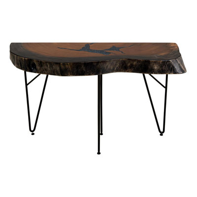 Parota Epoxy Live Edge Sofa Table