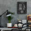 «Cue Rack Blueprint Vernis Chalkboard», art mural en verre acrylique-1817255062