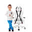 DIABLO CHAIRS White/Black Executive Chair with Wheels