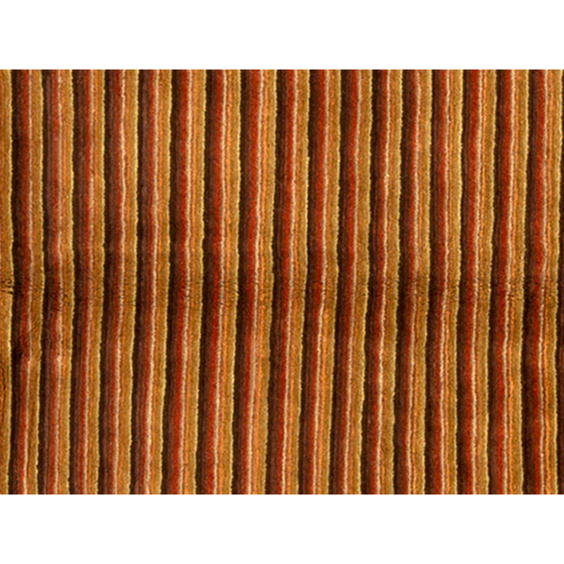 Hand Knotted Wool Area Rug in Multi