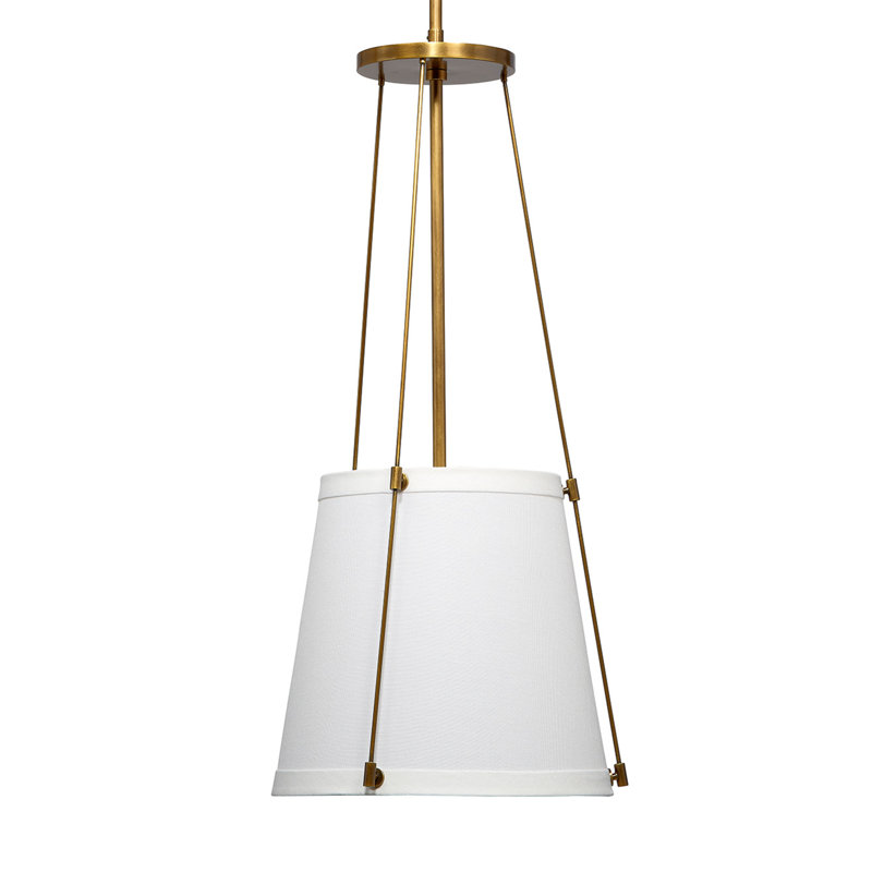 California 1 - Light Pendant, Antique Brass