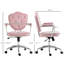 Fauteuil de bureau pivotant confortable avec dossier clouté en strass-1527387201-1527387203-1527387212