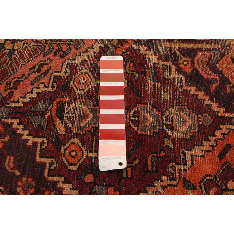 Tapis rouge rétro Kayseri 5 pi 0 po x 6 pi 5 po
