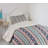 Ethnic Eclectic Polyester Chevron / Zig Zag Coverlet-278117861